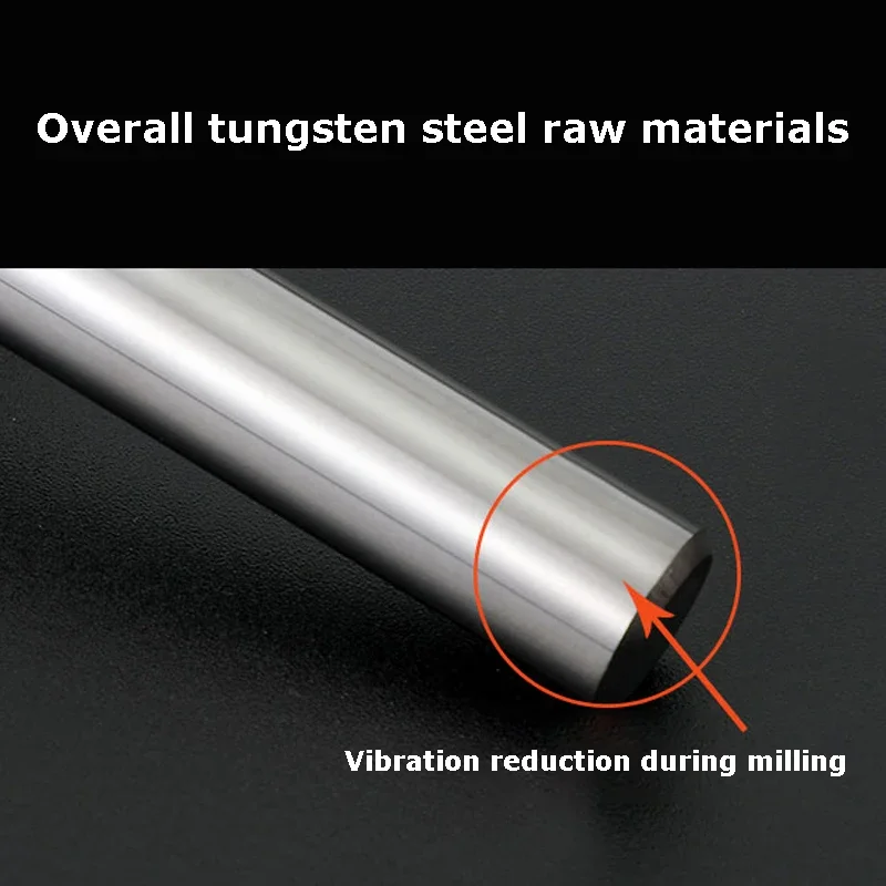 Deep Groove Ball End Mill 2 Flute HRC55 Micro-diameter CNC Long Neck Long Clearance R0.1 R0.15 R0.2 R0.3 R0.4 R0.5 R0.75 R1 R1.5