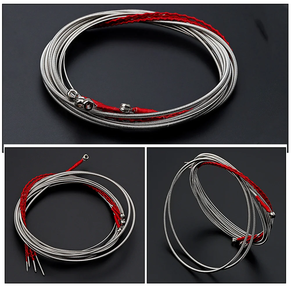 

4Pcs Bass Guitar Strings 4 String Set Sturdy Metal Design Enhanced Sound Clarity for Rock Jazz Musicians Acoustic Bass String