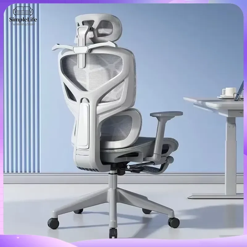 Ergonomic Gaming Chair with Lumbar Support Reclining Backrest for Long Hours Computer Office Home Use Racing Style Mesh Seat