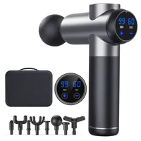 New Massage Gun Massager LCD Screen 99Gears 8Heads Electric Fascia Gun