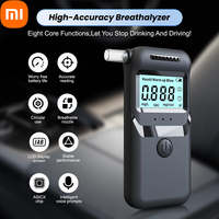 Xiaomi Breathalyzer For Alcohol Professional-grade Accurate Alcohol Breathalyzer Tester Lcd Digital Display Driving Alcohol Test