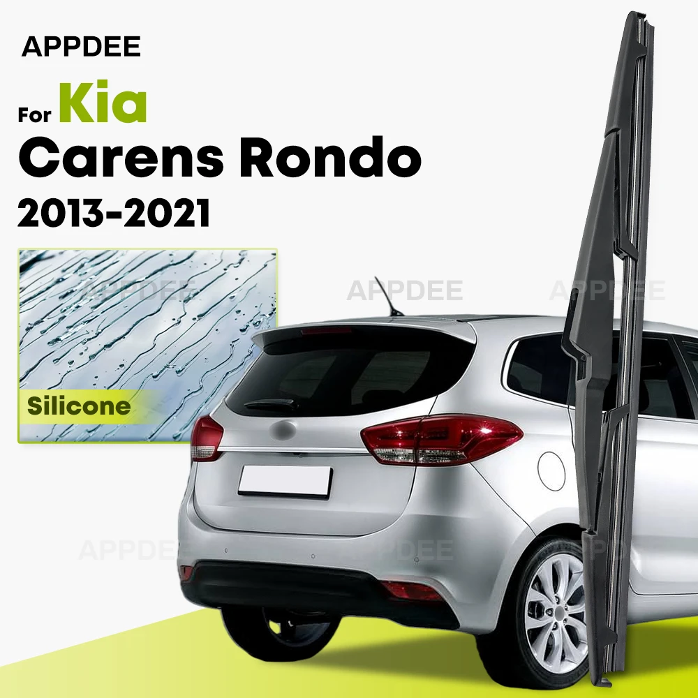 Silicone Rear Wiper For Kia Carens Rondo MK 4 RP 2013-2021 coated windshield wiper blade 11