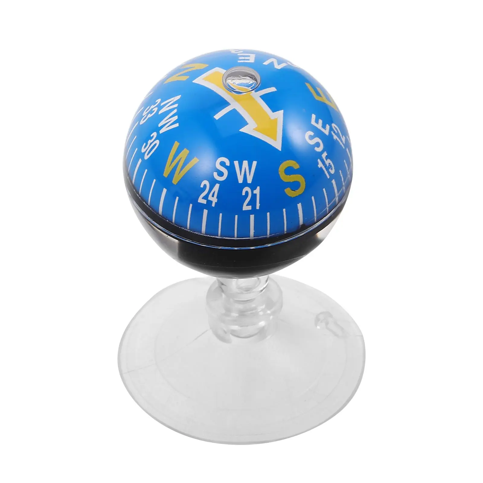 

Car Guide Ball Motorcycle Compass Vehicle Mount Dashboard Automotive Compasses Portable for Suction Cup