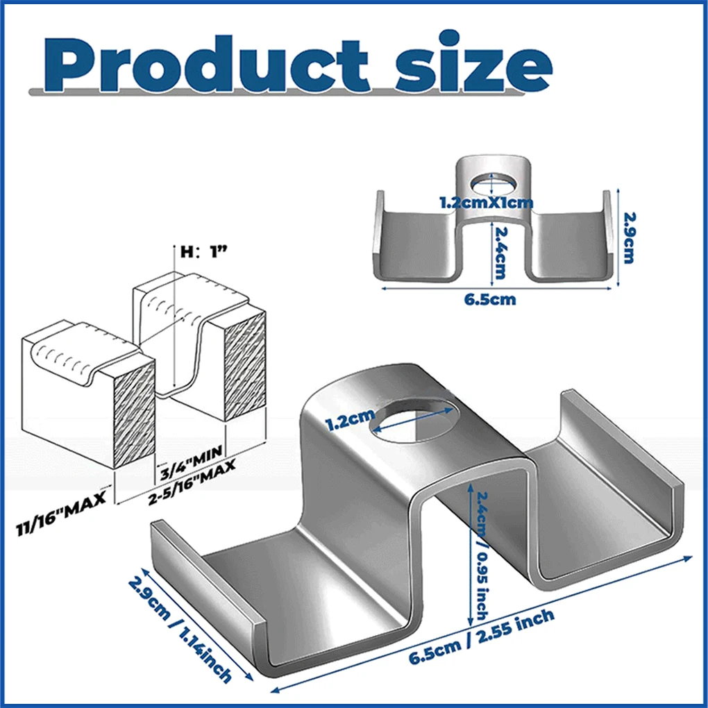 2025 Nueva fijación segura para sistemas de drenaje Clips de sillín de acero galvanizado a granel para tornillo para uso industrial