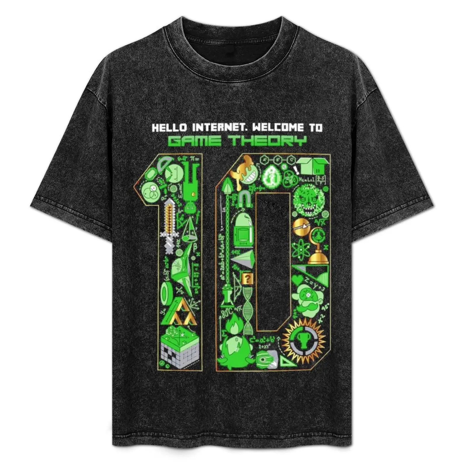 Game Theory 10th Anniversary T-Shirt Large Size Soft Cotton T-Shirt