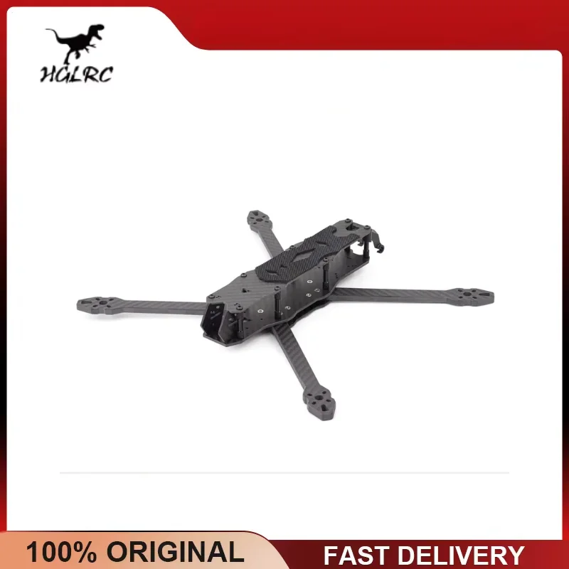 HGLRC MY7 7 Inch 335mm Wheelbase Frame, 6mm Thick Arms for Heavy Lift Long Range FPV, Freestyle Racing Drone Quadcopter