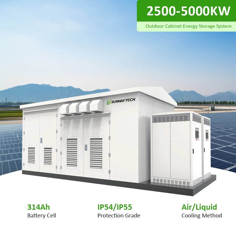Solar Power Cabinet Battery Ess Lithium 2mW 2.5mW 5 MWh 6mWh Commercial Solar Energy System