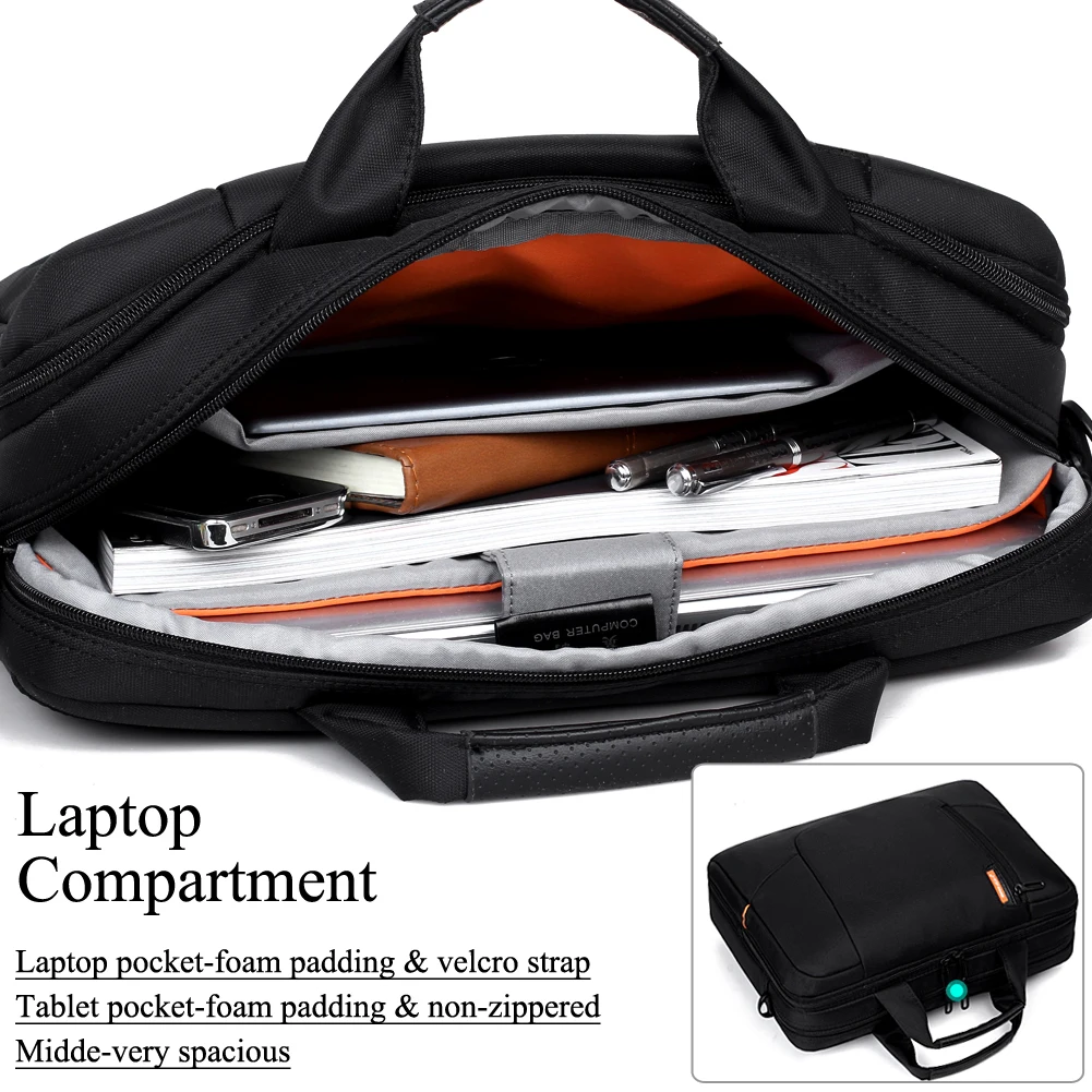 BRINCH 17.3 inch New Soft Nylon Waterproof Laptop Computer Case Cover Sleeve Shoulder Strap Bag