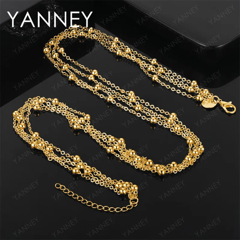 925 الفضة الاسترليني 18K الذهب رائعة مطرز قلادة المرأة حفل زفاف هدية مجوهرات الإكسسوارات