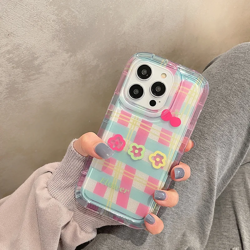 J32 Fall Prevention Cushion Type For Samsung Galaxy S23 S22 S21 S20 Plus Note 10 20 Ultra Case DIY Soft TPU Cover