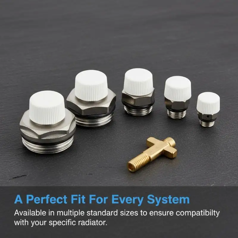1Pcs Automatic Heater Bleeder Radiator Bleed Valve For Heating Systems Bleed Valve Radiator Air Release Valve