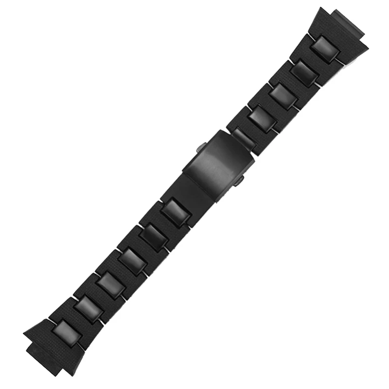 For Casio G-SHOCK DW-5600 DW6900 DW9600 GW-M5610 Black Plastic Watchband Strap Convex mouth 16mm Men Bracelet Watch Accessories