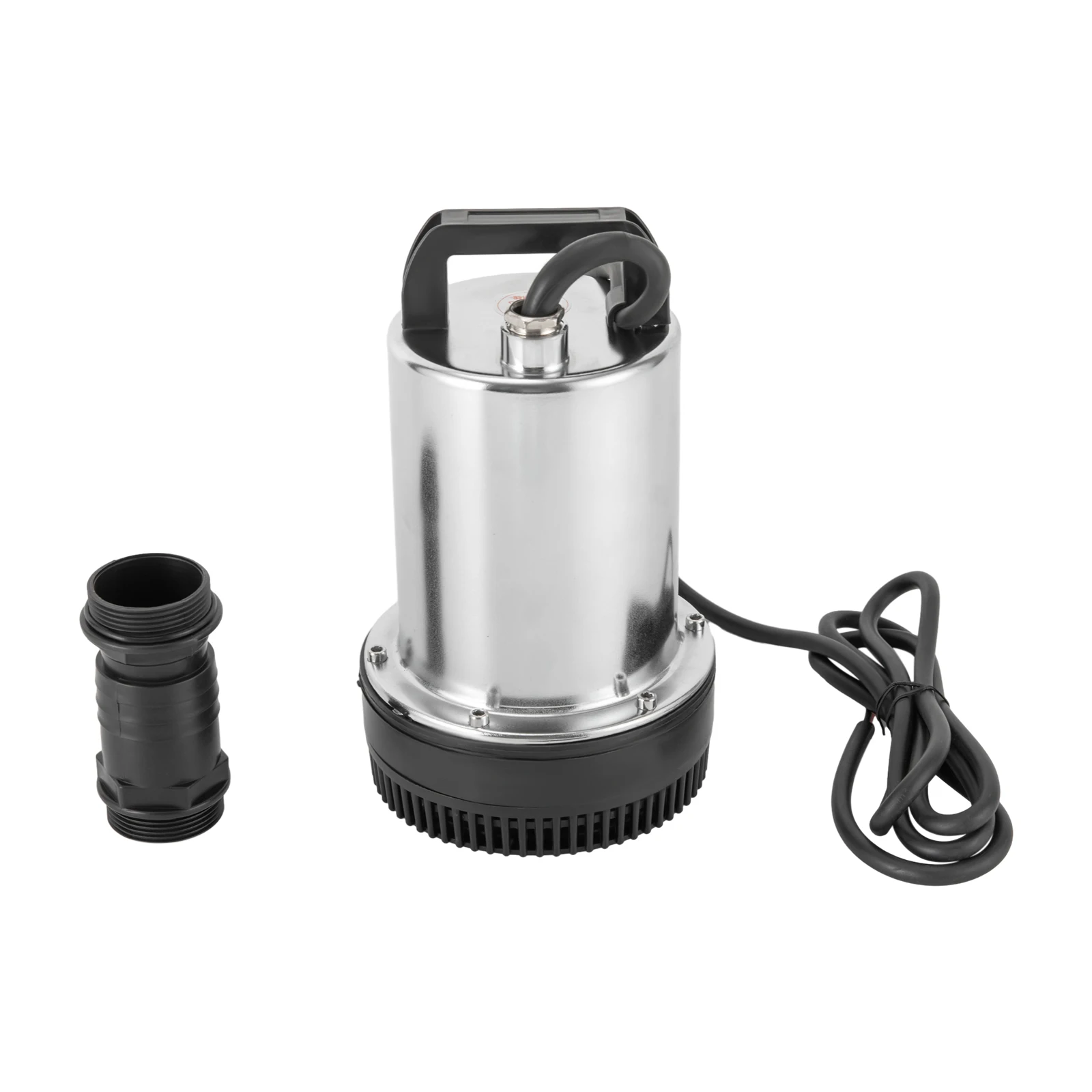 6000L/H afvalwaterpomp met duikvermogen, 12V DC afvalwaterpomp 160W roestvrij staal duurzame afvoer septische carter cellerpomp