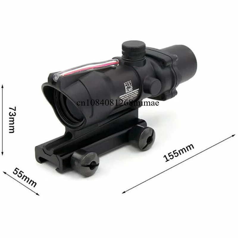 Adjustable 4x32 Red Dot 1x 4x Scope R/MR Red Dot Tactical Scope 20mm Rail Scope for Glock Hunting