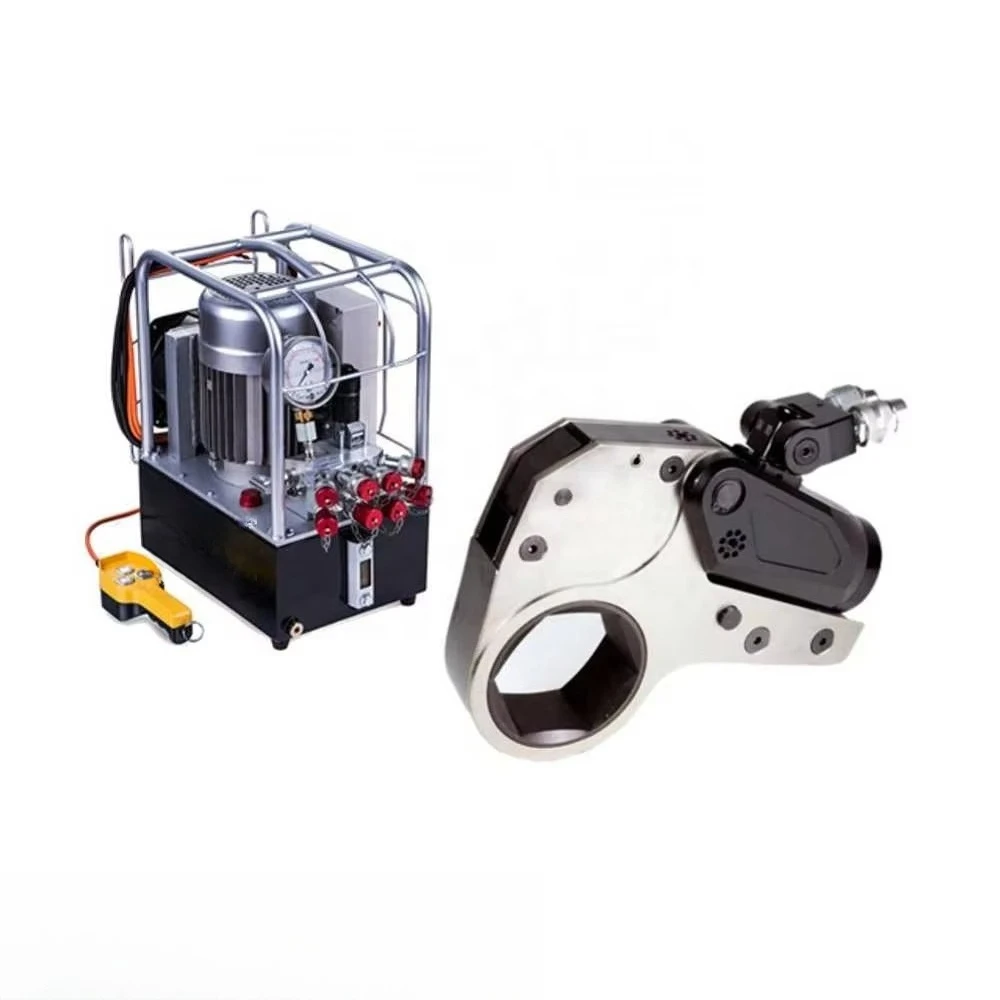 Standard Tool  Alloy Steel Low Profile Hollow  Hydraulic Torque Wrench