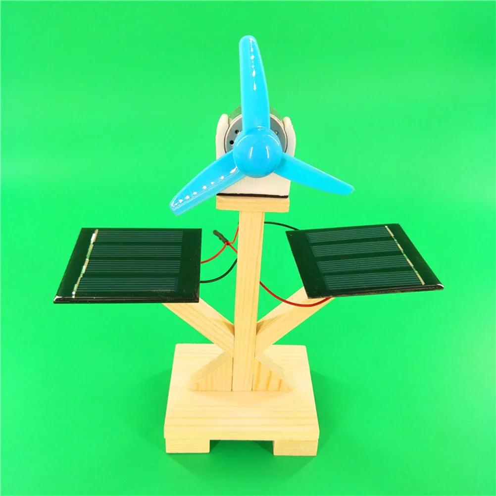 Conjunto de ventilador solar crianças brinquedo robô kit diy modelo física ciência manual científico alunos