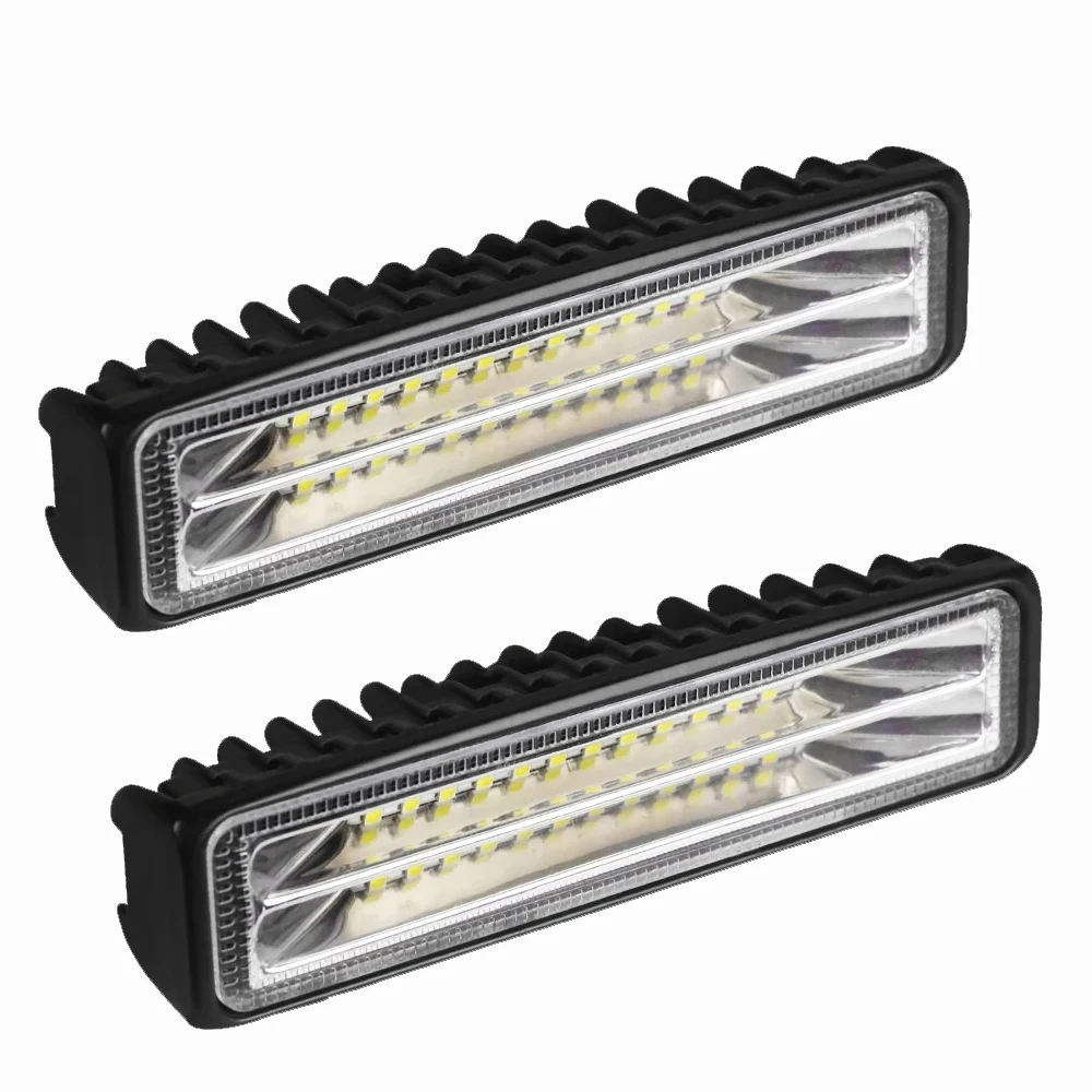 Universal LED Light Bar Fog Lights Fog Lamp For Trucks Car Tractors Offroad Boat ATV Spot Combo LED Bar Work Light Assembly 24W