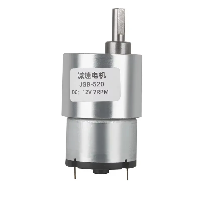 Miniature DC Gear Motor High Torque Gear Motor JGB37-520 DC 6V/12V/24V All Metal Gear Box Electric Motor