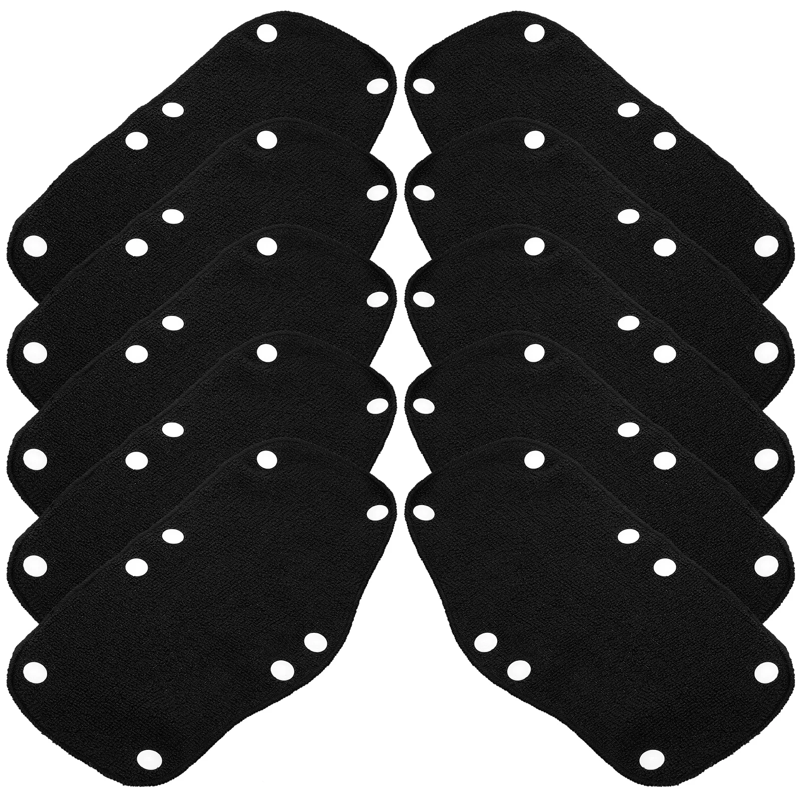 Bandes anti-transpiration lavables pour casque rigide, 10 pièces, accessoires de sécurité, bouton-pression, retrait facile, bandes anti-transpiration lavables