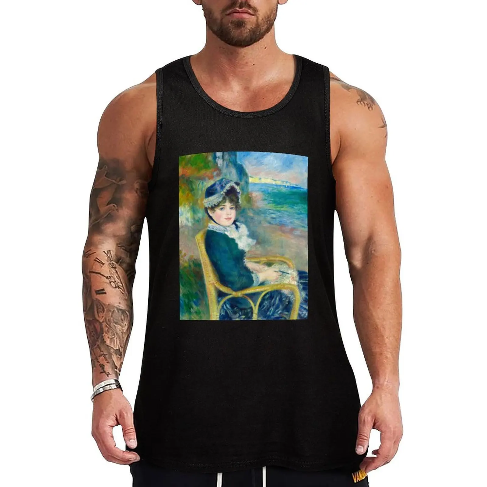 1841–1919). Oil on canvas (1883). Tank Top Men's gym articles fitness T-shirt sports