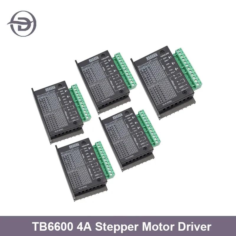 

Stepper Motor Driver TB6600 23 Nema 34 42/57/86 Nema17 4A DC9-40V 1 Axis Stepping Motor CNC Engraving Machine