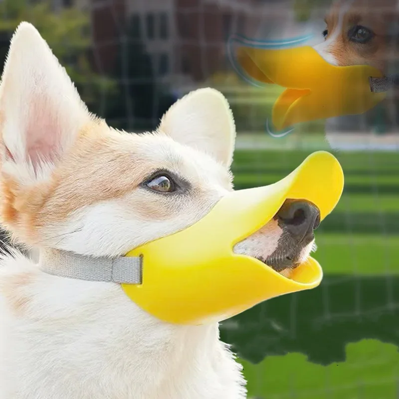 Bozal silicona flexible para perro, transpirable y anti mordida - imagen 4