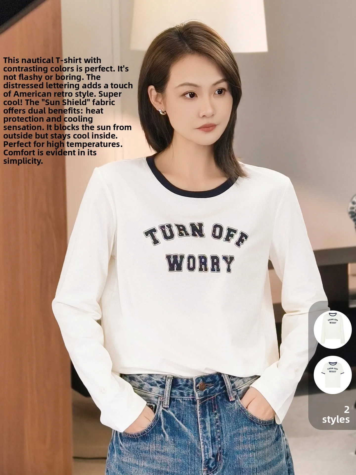 

Meiyang Nautical T-irt Women's Casual Loose Fit Cotton ort Sve Heat Bloing Cool Feeling Letter Print round Ne Top