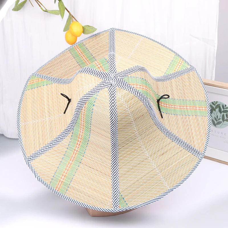 Chapeau de paille pliable en rotin pour hommes et femmes, anti-perruque portable, casquette de poisson Suffolk, chapeaux de parasol de pêche, nouvelle mode d'été