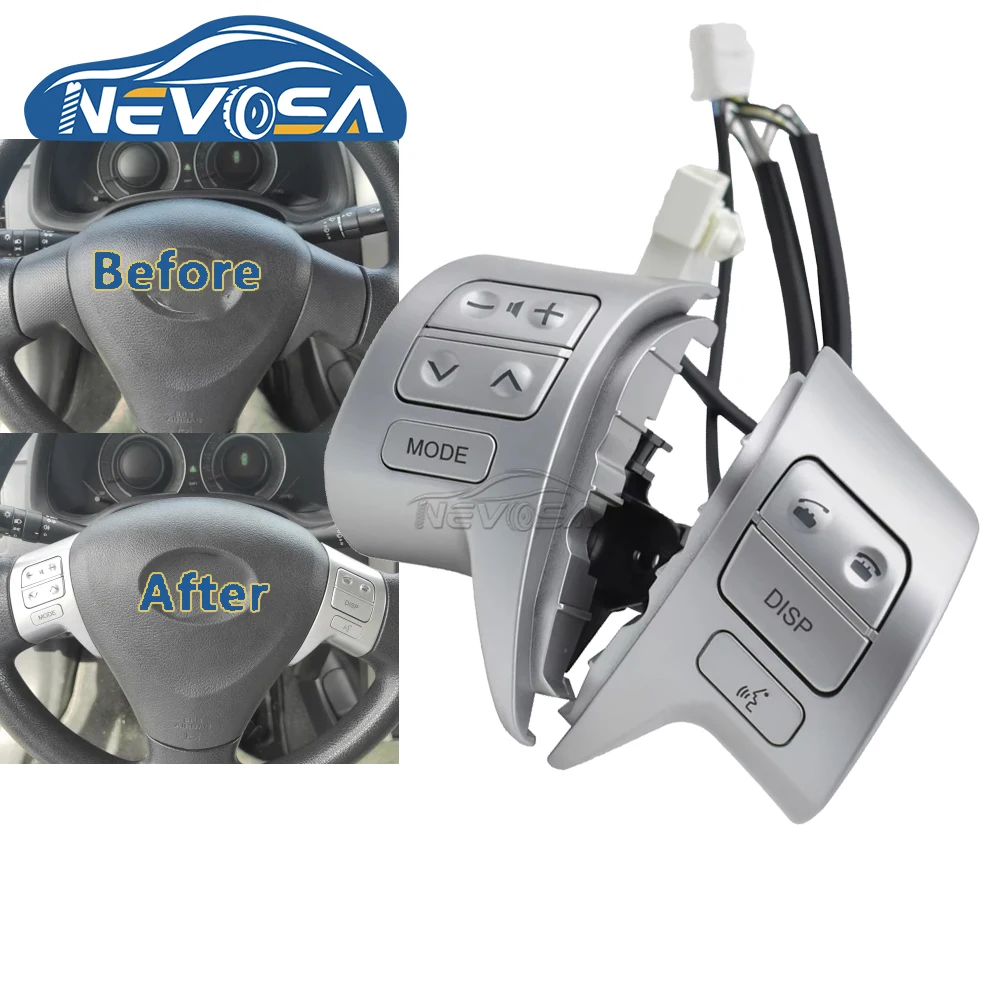 

Автомобильный переключатель управления рулевым колесом для Toyota Corolla ZRE150L ZRE151L ZRE152L 2007 2008 2009 84250-02110 84250-12020 84250-02200