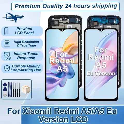 IPS LCD For Xiaomi Redmi A5 Display 25028PC03G 3D Touch Screen Digitizer Assembly For Redmi A5 EU Version LCD Replacement Parts