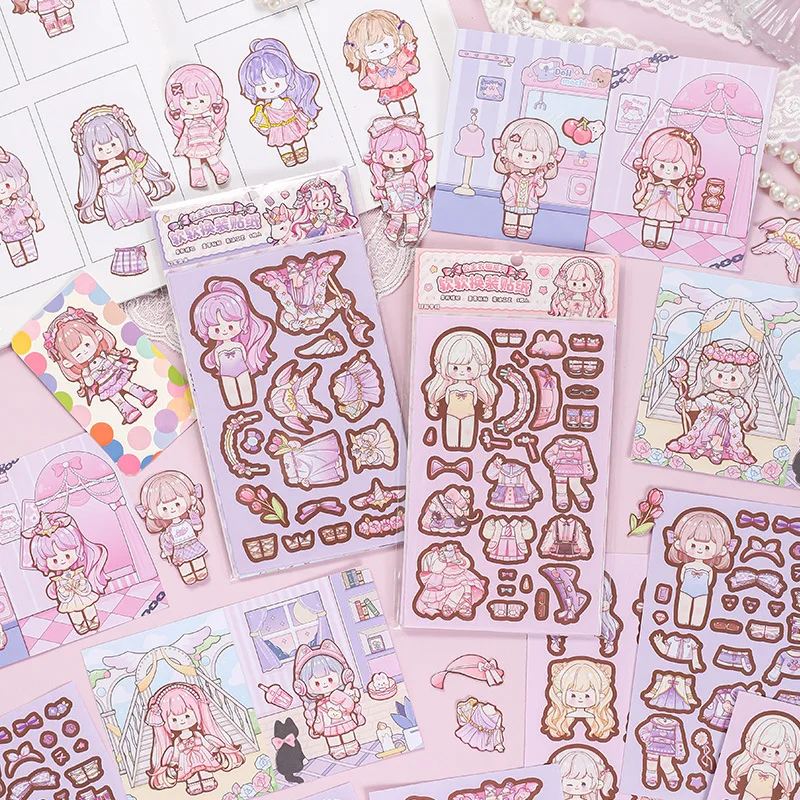 

20sets/1lot Kawaii Stationery Stickers The Princess Closet Decorative Mobile Stickers Scrapbooking