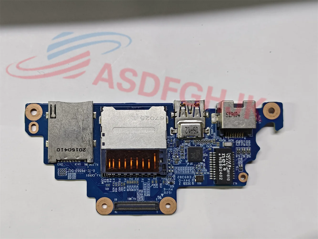 

Original CLEVO P650RG USB board 6-71-P65S3-D02A 6-71-P65S3-D02 6-71-P65S3 LAN test OK