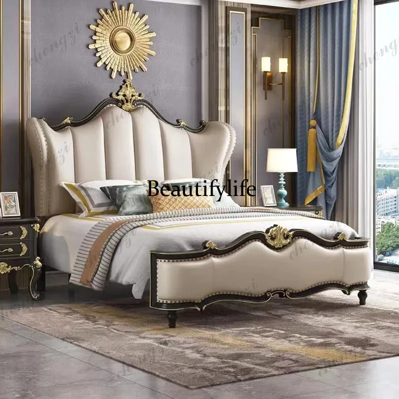 Insert White Base Double Bed Luxury Wooden Adult Upholstered Storage Double Bed Bedroom Set Wooden Camas De Dormitorio