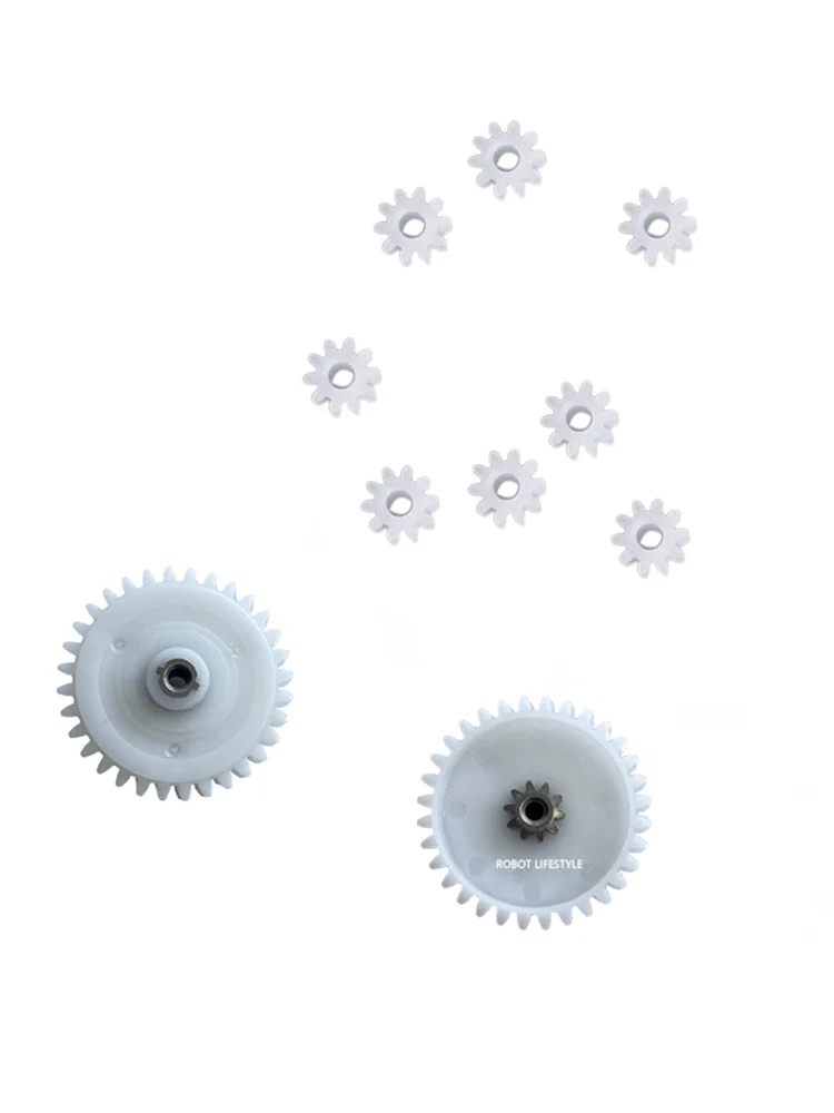 Engrenage pour Robot Nettoyeur de Vitres QHC002, RL2888, RL3088, RL3188, Comprenant 2 Gros Engrenages et 8 Petits Engrenages