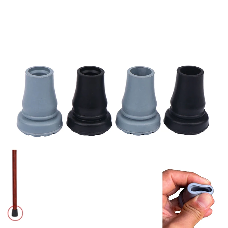 

1 шт., новые наконечники для костылей 16/19 мм, безопасные, мягкие сменные резиновые наконечники, трость, трость, костыли, помощь в передвижении