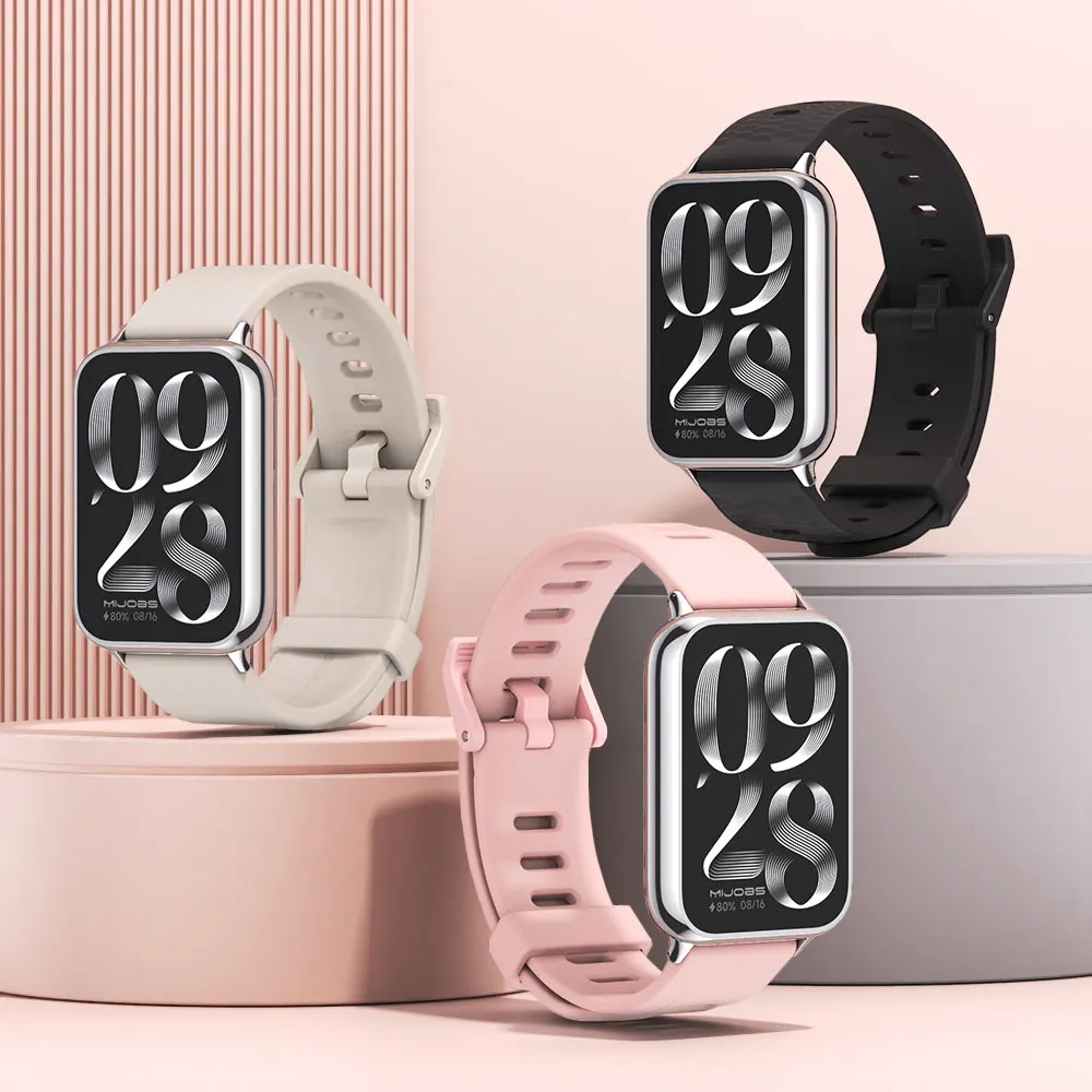 Mi Band 9 8 Pro Strap for Xiaomi Mi Band 8 Pro Smart Bracelet Silicone Replacement Sport Wristband Correa for Mi Band 8 9 Pro
