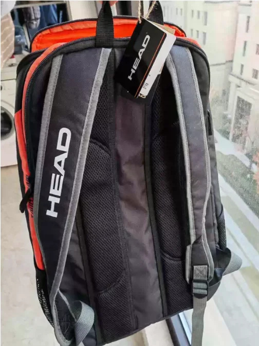 Genuine HEAD Tennis Bag Tour Team Tennis Racket Backpack Male Multifunctional Sports Bag Female Tenis Padel Racket Bag Badminton