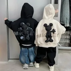2026 Spring and Autumn Boys' Hoodie New 3D Doll Zipper Shirt Fashion Casual Children's Korean Version Top