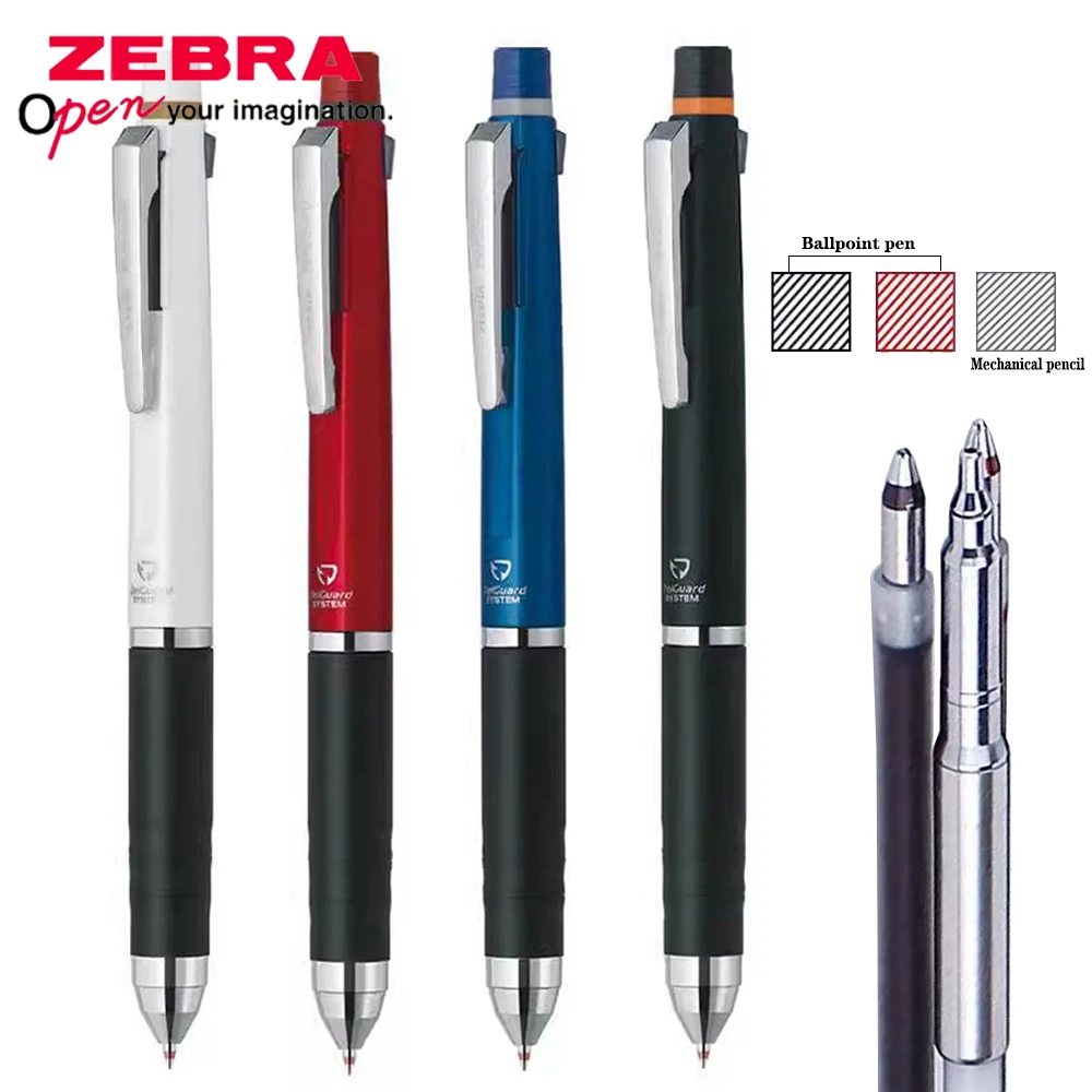 Japan ZEBRA Multi-function Pen Ballpoint Pen + Mechanical Pencil Compound Pen P-B2SA85 Multi-color Optional Art Stationery