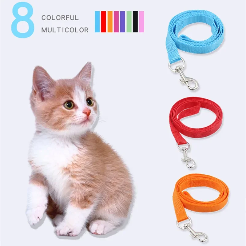 120x1.5cm Puppy Dog Leash Nylon Pet Strap Pull Rope  Dog Cat Pet Collar Harness Lead Leashes Belts Accessories