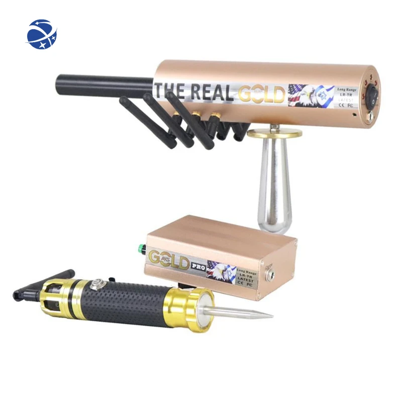 

2019 Newest Version The Real Gold AKS Long Range Gold Detector 6 Antennas Plastic Carry Case for Gold Silver Gem Diamond