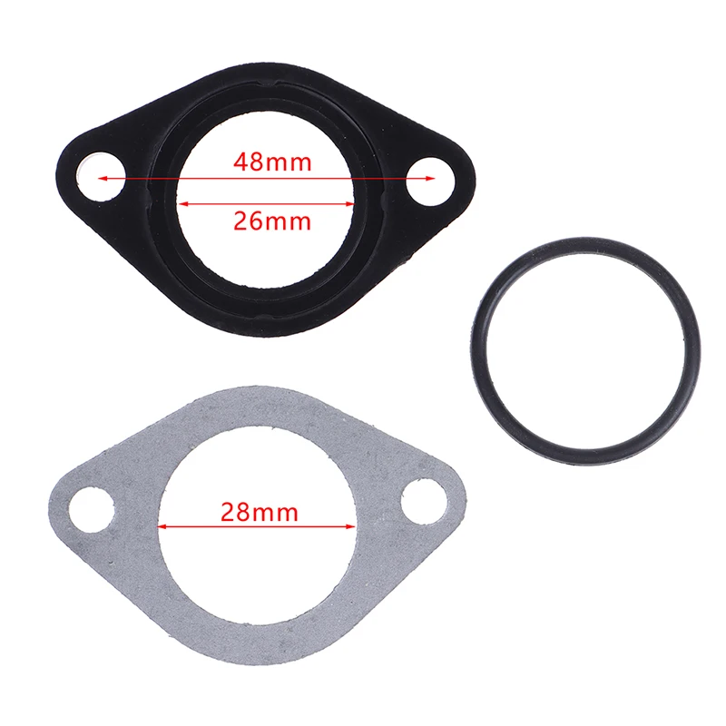 Junta de tubo de admisión del colector del carburador, sello espaciador para Pit Dirt Bike ATV, 110-160CC, 26mm, 1 Juego