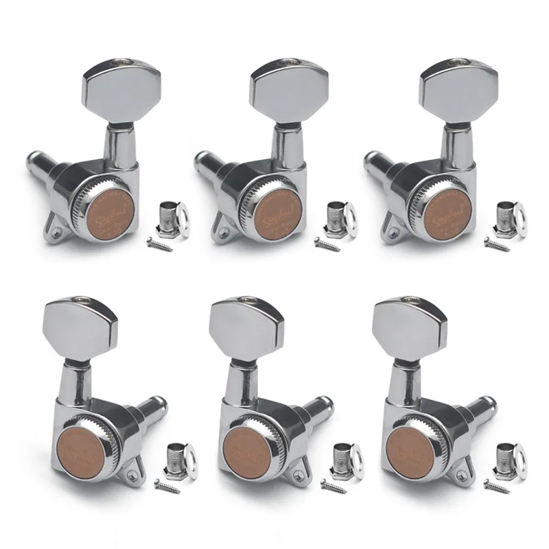 mecaniques-d'accordage-auto-bloquantes-fermees-pour-guitare-electrique-1-18-entierement-metalliques-de-haute-qualite-ensemble-de-cles-d'accordage-pieces-et-accessoires-pour-guitare