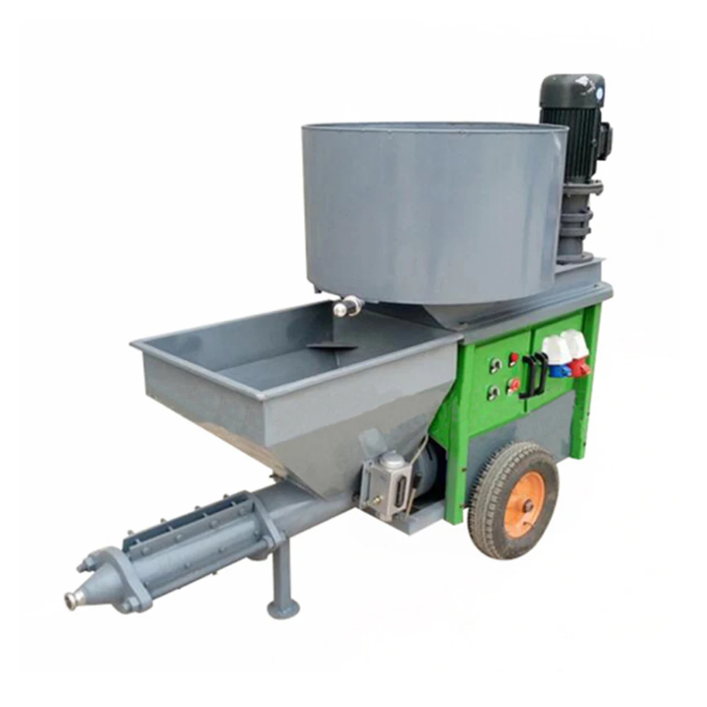 Spraying Plaster Cement Plastering Spray Gunite Diesel Mortar Sprayer Machine Automatic Wall Mortar Spraying Plastering Machine