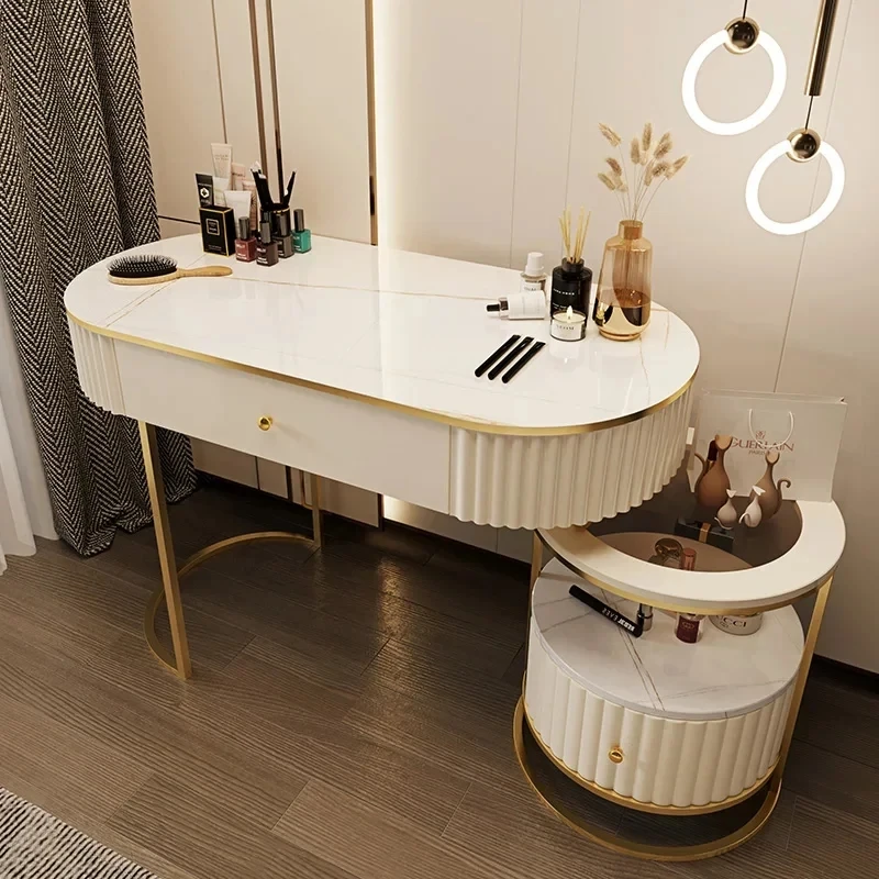 Luxury Style Dressing Table Bedroom Nordic Makeup Modern Girls Dressing Table Organizers Storage Meubles De Chambre Furniture