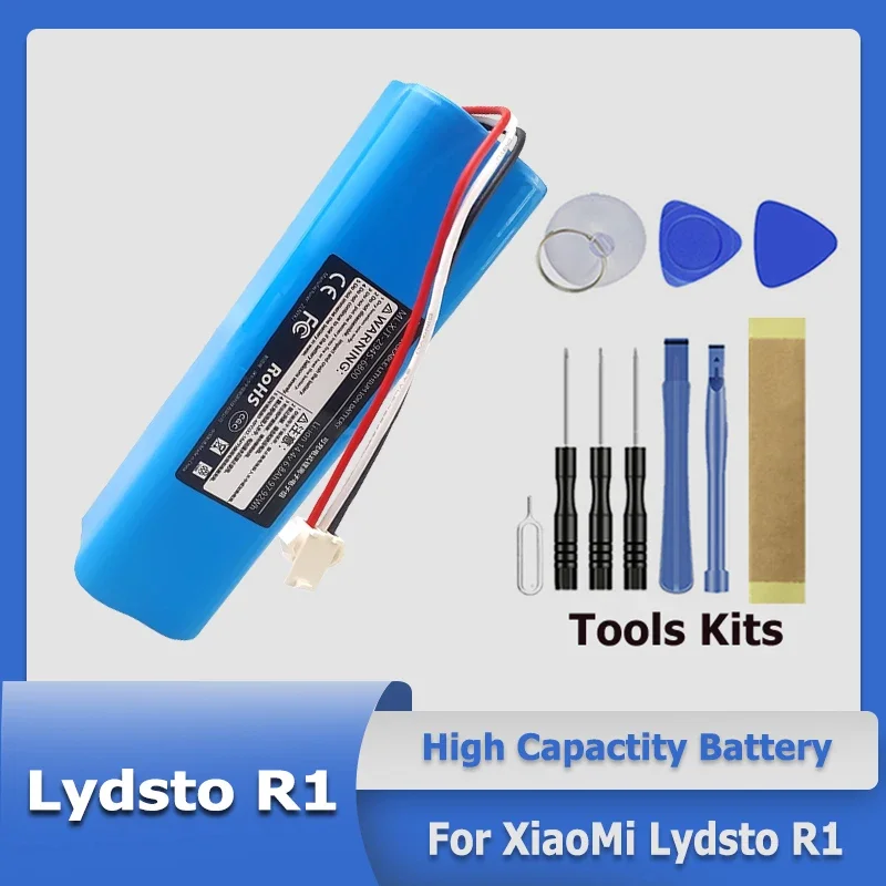 

Lydsto R1 Rechargeable Li-ion Battery Robot Vacuum Cleaner R1 Battery Pack with Capacity 5200mAh + Kit Tools