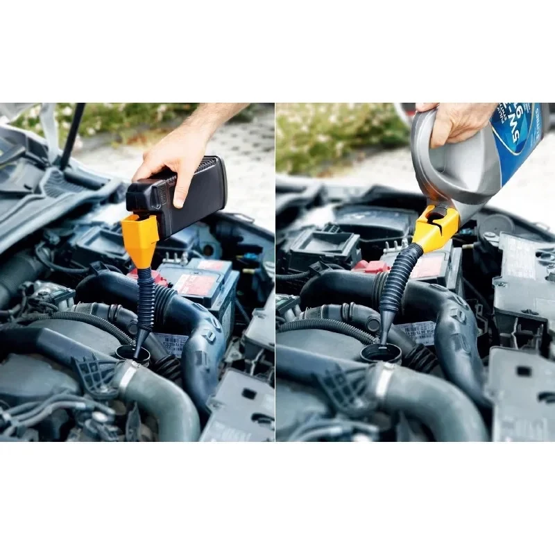 Heavy Duty Plastic Oil Funnel with Filter for Car Motorcycle Gasoline Engine Fueling Oil Change Conveying Funnel Accessories view 5