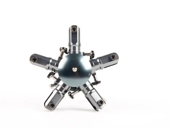 3 4 5 -Blades Metal Main Rotor Head for Align Trex 450 Helicopter KIT E325 Scale Airwolf Md500 Ec-135 RC heli Simulated aircraft