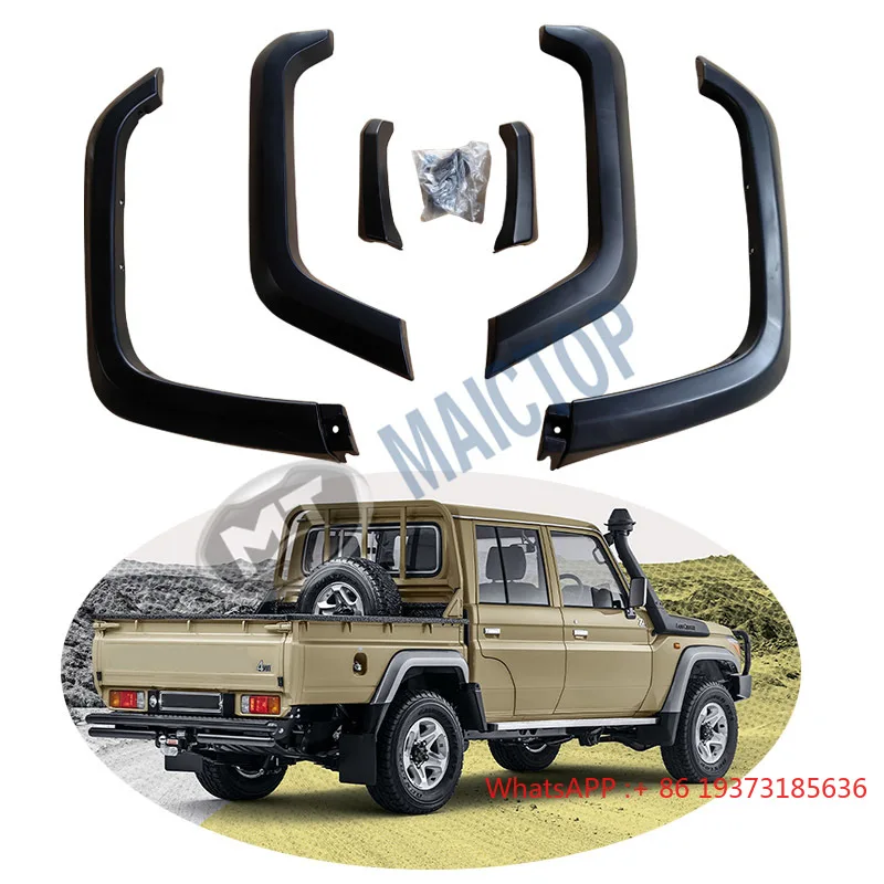 ملحقات السيارة الخارجية MAICTOP حاجز مضيئة لسيارة Land Cruiser 79 Fj79 Lc79 SUV 4 أبواب مشاعل الحاجز #1