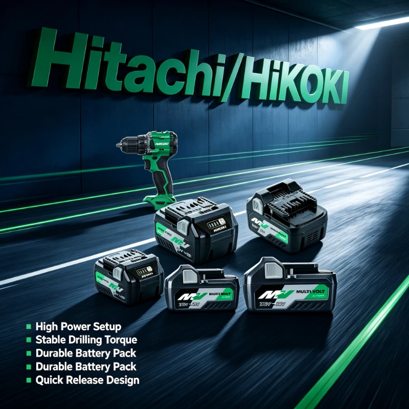 Original HiKOKI 5Ah 8.0Ah Multi Volt Lithium Battery Fits Hitachi BSL36A18 BSL36B18 Cell and WH18DDL2 DS18DG G3610DA Power Tools
